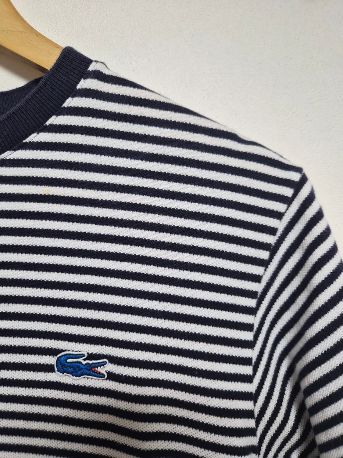 라코스테Lacoste 스트라이프 헨리넥 반팔티셔츠 2 - T142 상품이미지3