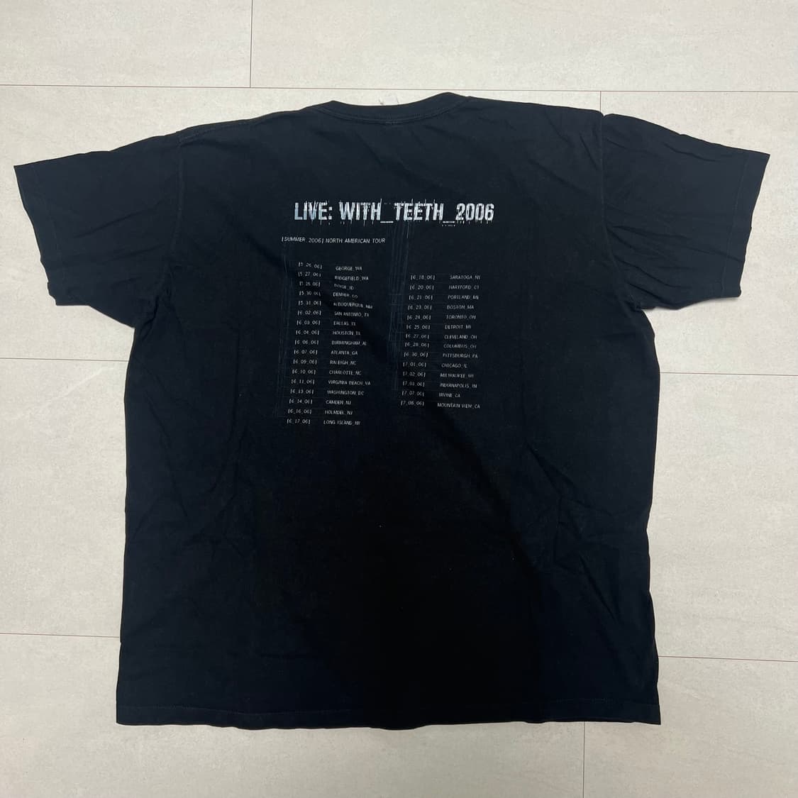 빈티지 밴드티 Nine Inch Nails 나인인치네일 상품이미지3