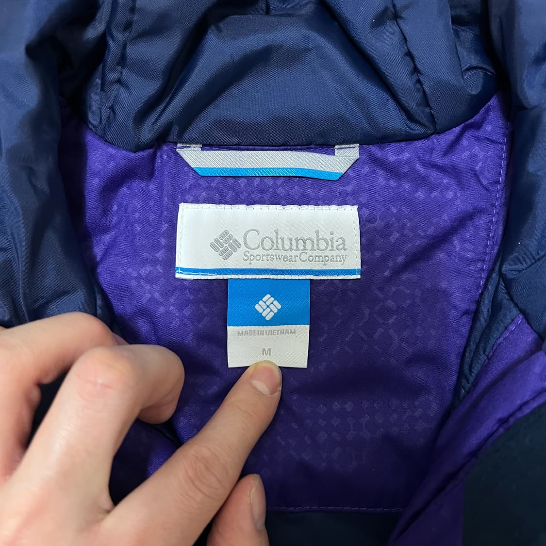 컬럼비아 로고 후드 바람막이 자켓 M/95  상품이미지5