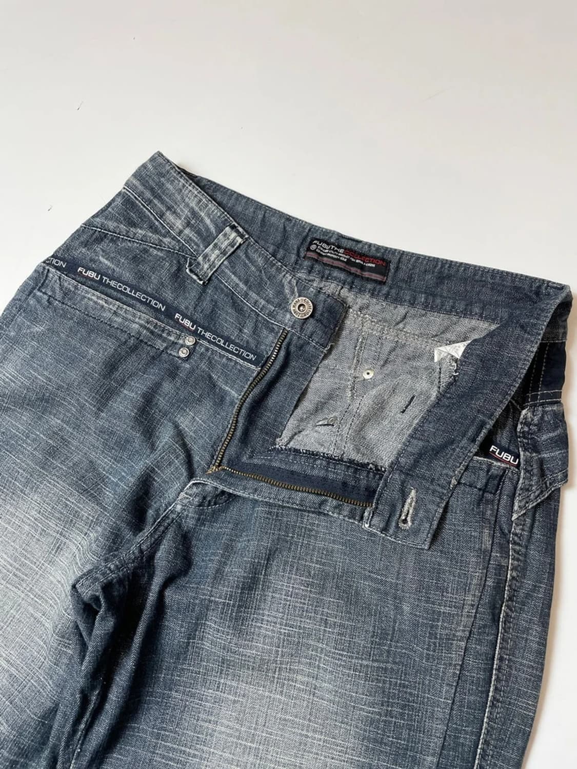 푸부 FUBU 00's 올드스쿨 데님 버뮤다 팬츠 PN9623 상품이미지3