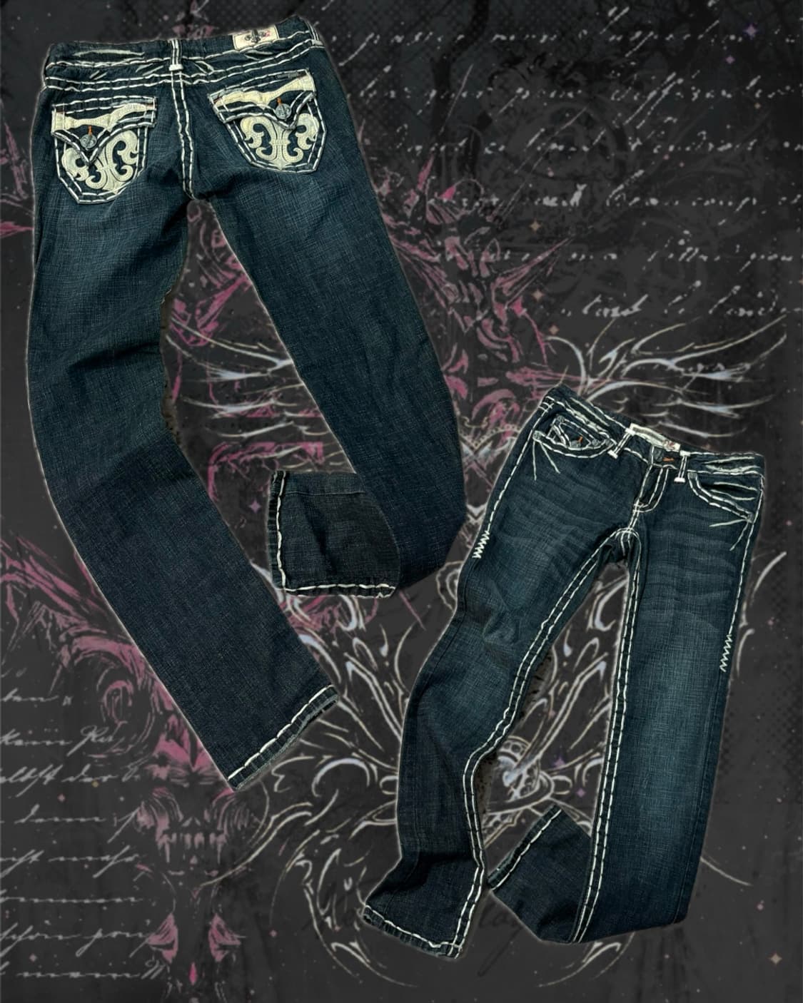 Laguna beach stitch low-rise pants 상품이미지1