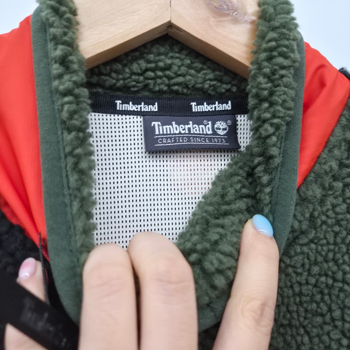 팀버랜드 컬러블록 플리스 자켓 남성 L 상품이미지4