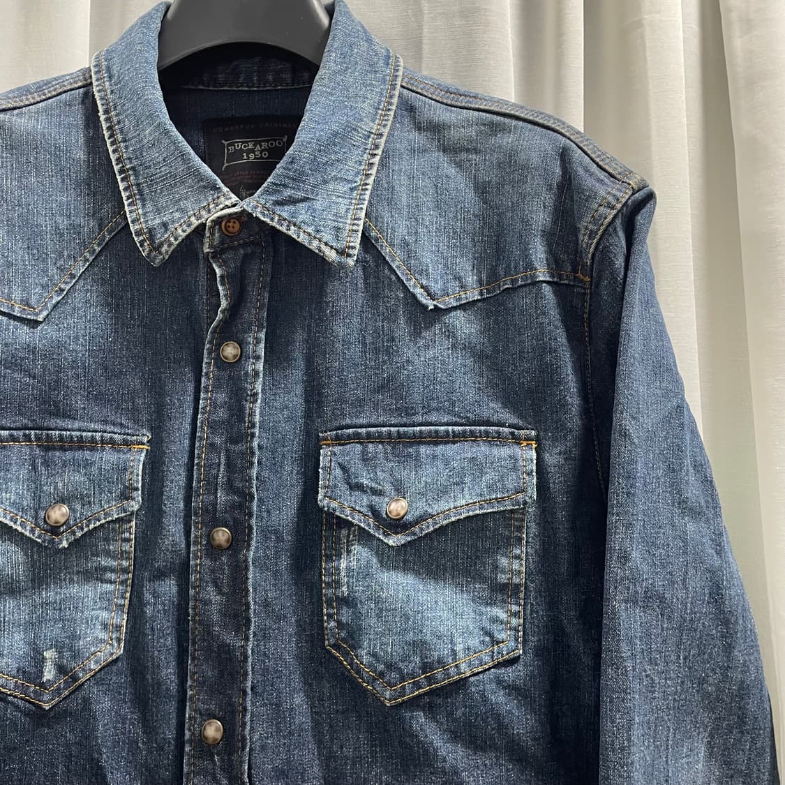 버커루/ 웨스턴 데님 셔츠/ XL 상품이미지3