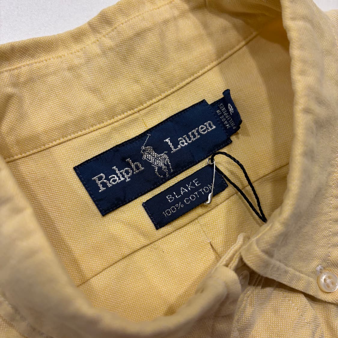 [100] 폴로 랄프로렌 반팔 셔츠 엘로우 코튼 C970 상품이미지4