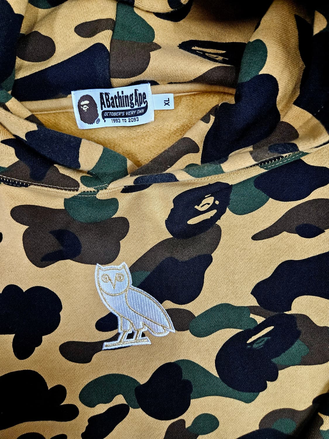 BAPE x OVO 1st 카모 풀오버 후드티(급처) 상품이미지2