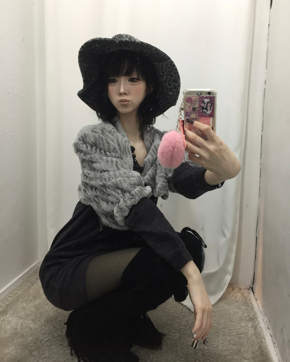 호피 파티 갸루 코디 🎵 상품이미지4