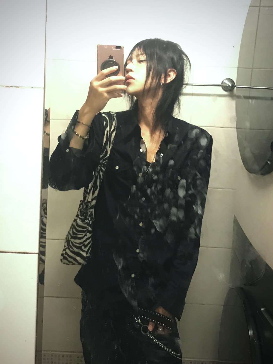 slim black shirts 상품이미지4