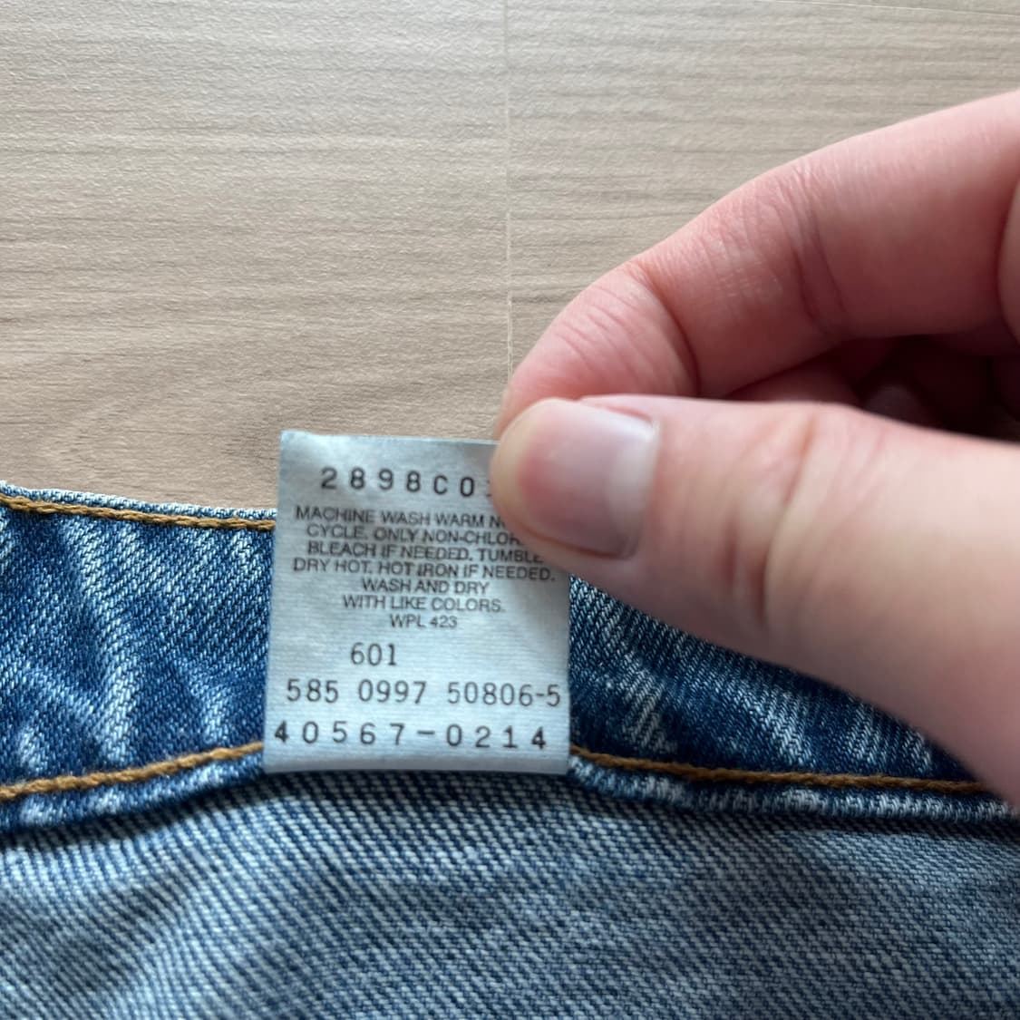 [32X30] 90s 빈티지 리바이스 567 made in usa 상품이미지3