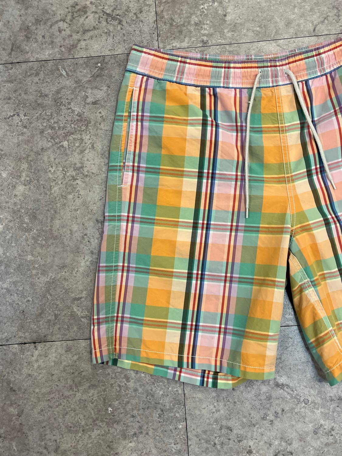 폴로 랄프로렌 멀티 체크 하프 팬츠 S #csz3717 상품이미지4