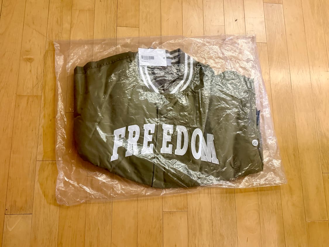 [프리덤에슬레틱] 로고 MA-1 자켓 (카키) 상품이미지1