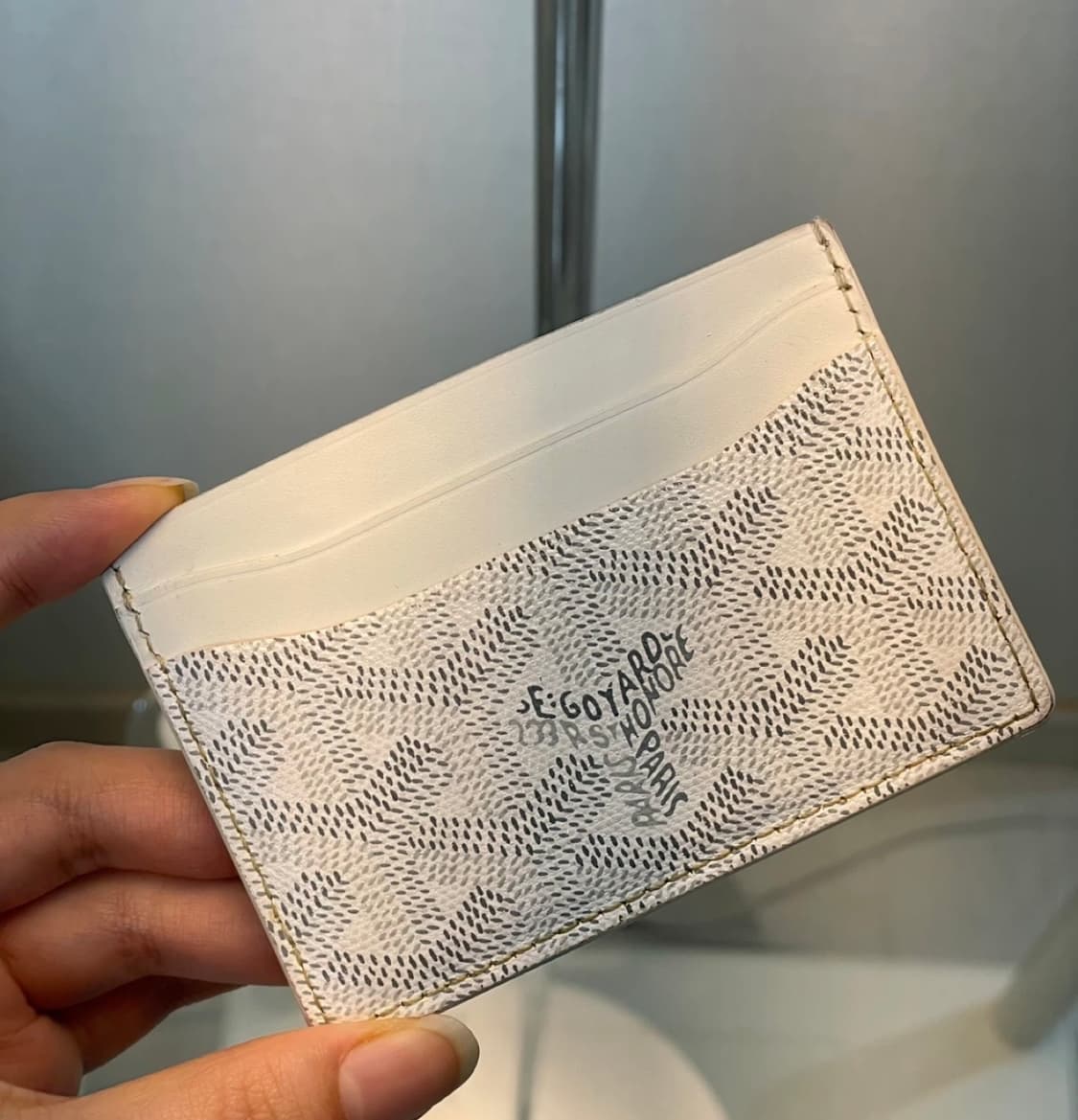 고야드 생 쉴피스 카드지갑 화이트 상품이미지3