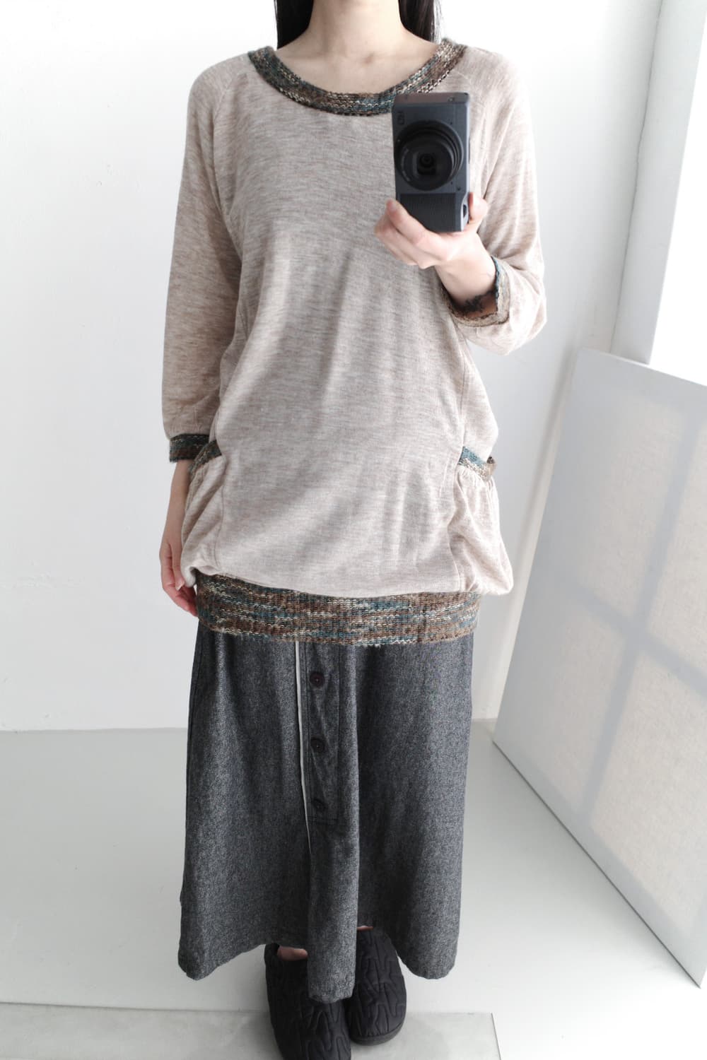 bohemian shirring balloon T  상품이미지5