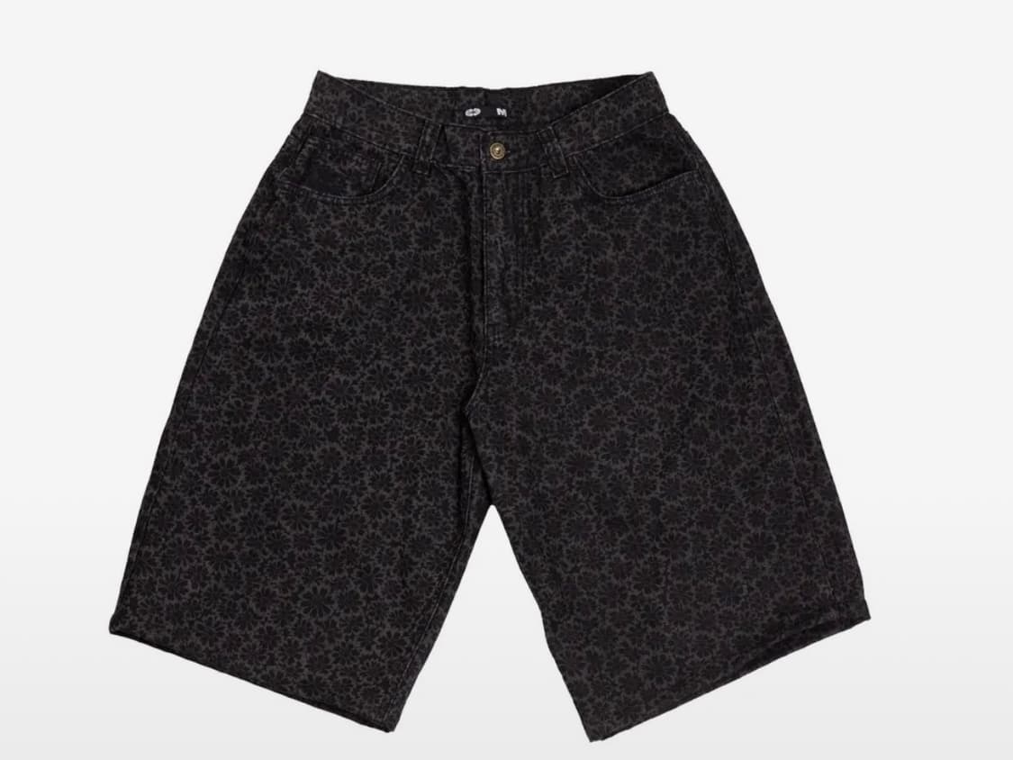 ERTR 이알티알 플라워 쇼츠데님 상품이미지1