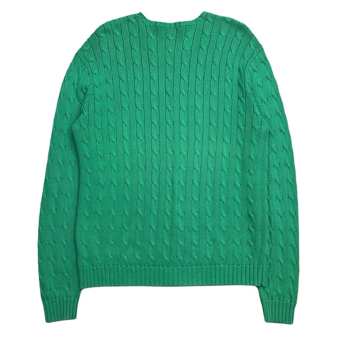 폴로랄프로렌 옐로우 포니 그린 케이블 니트 L 상품이미지8