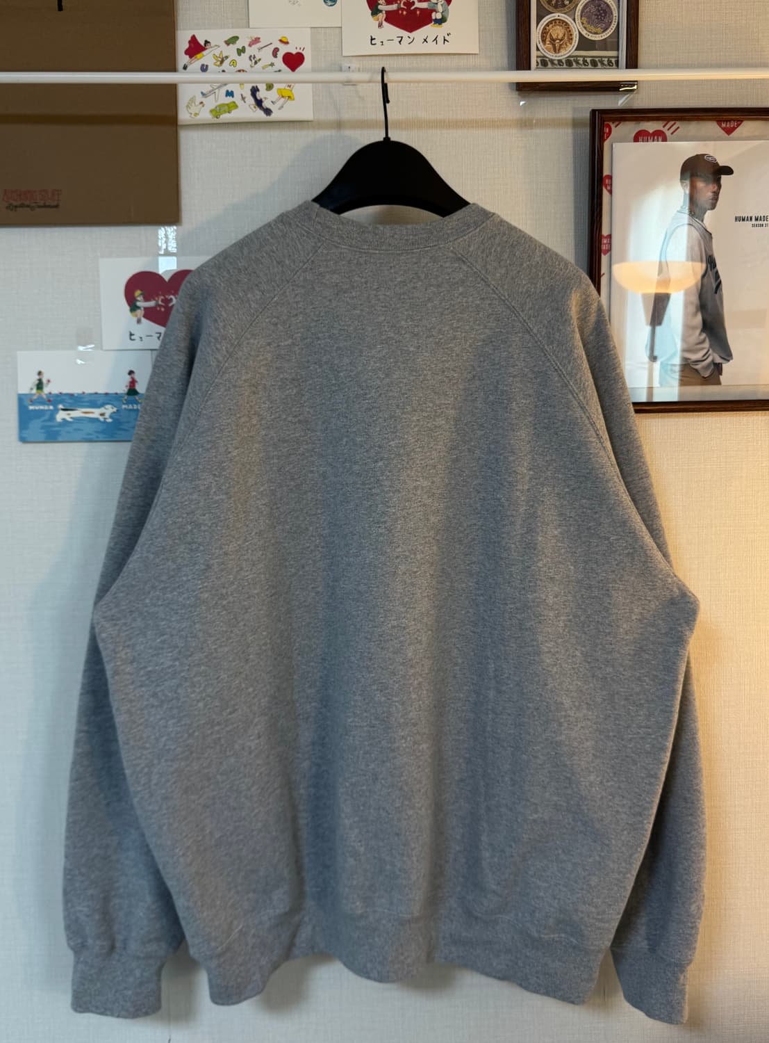 (2XL)슈프림 스몰 박스 크루넥 맨투맨 헤더 그레이 - 24FW 상품이미지2