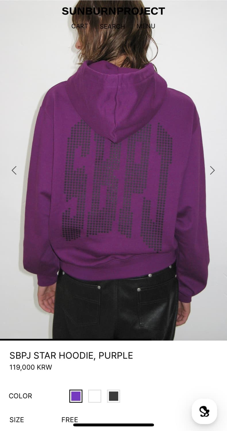 썬번프로젝트 후드 상품이미지2
