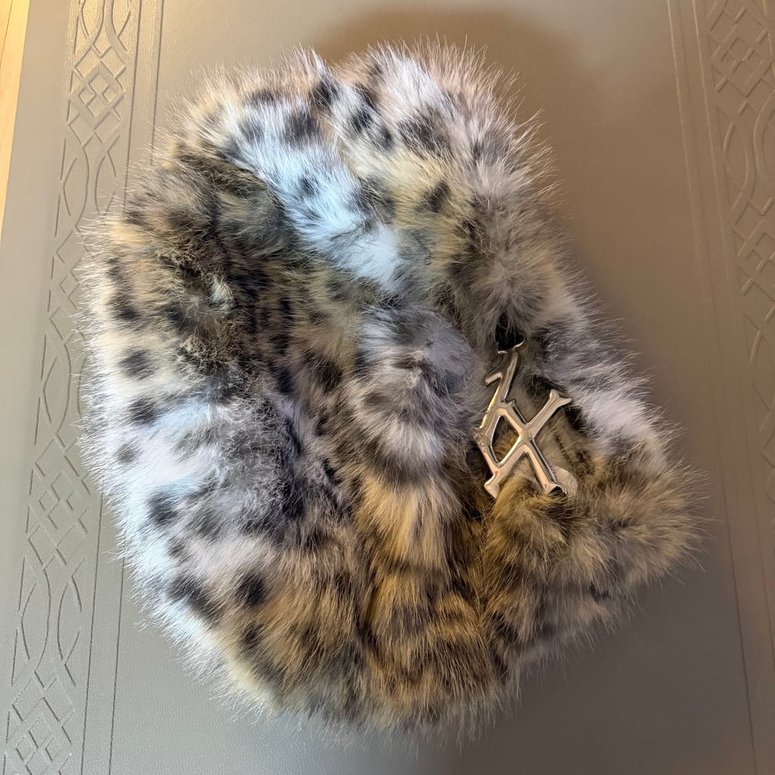 1xblue 레오파드 퍼 숄더백 상품이미지6