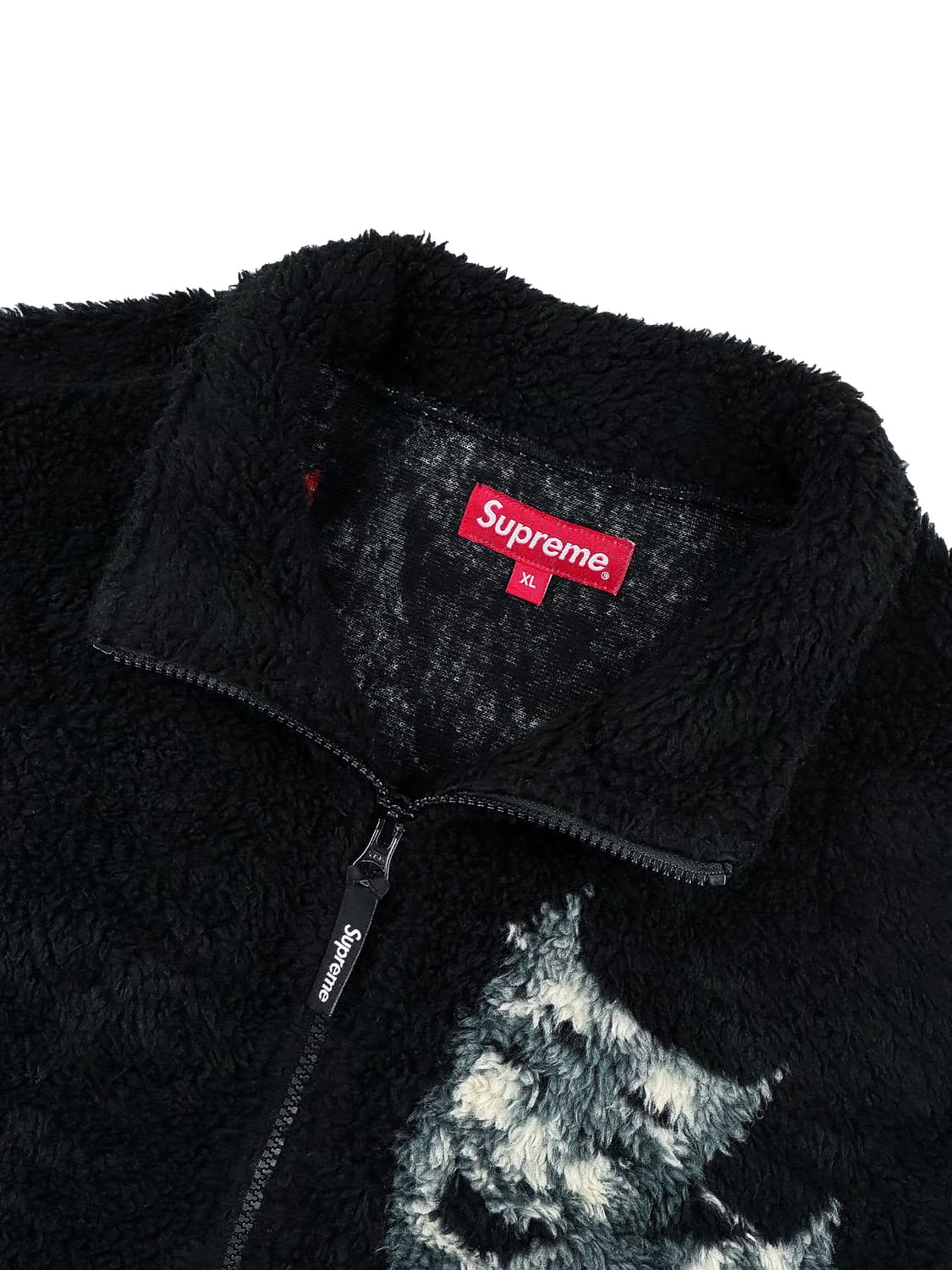 슈프림 드라마 마스크 플리스 자켓 블랙 상품이미지3