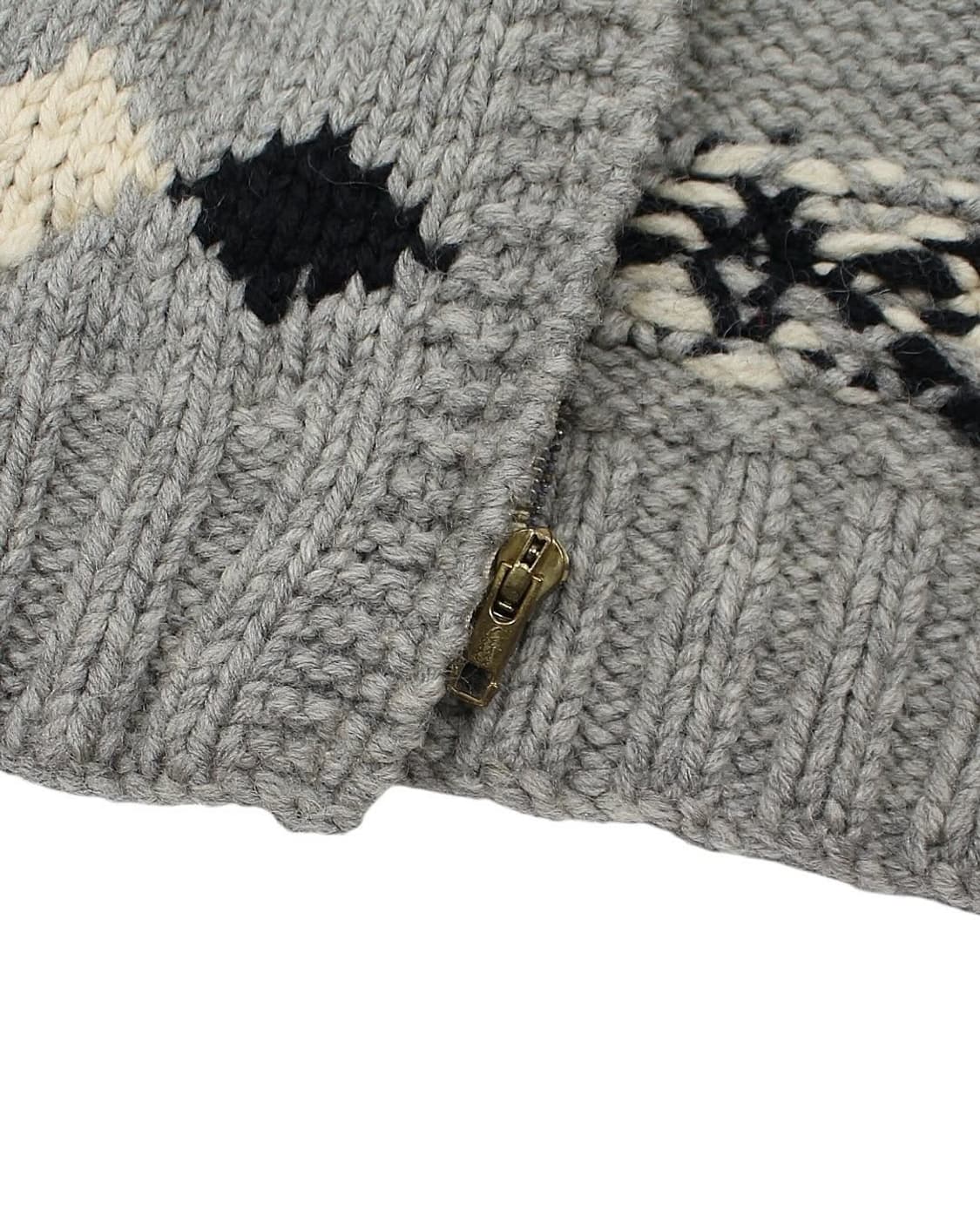 1960s 울 코위찬 집업 스웨터 빈티지 캐나다 상품이미지6