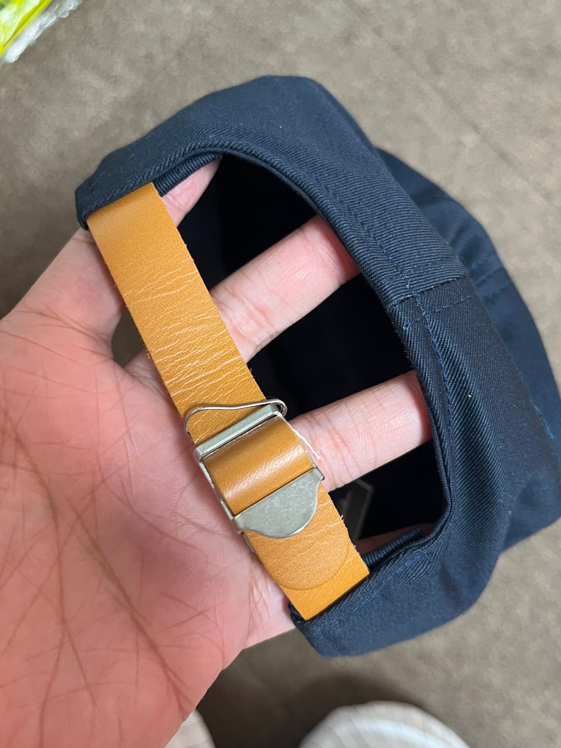 THE REAL McCOY'S LOGO BASEBALL CAP NAVY 상품이미지3