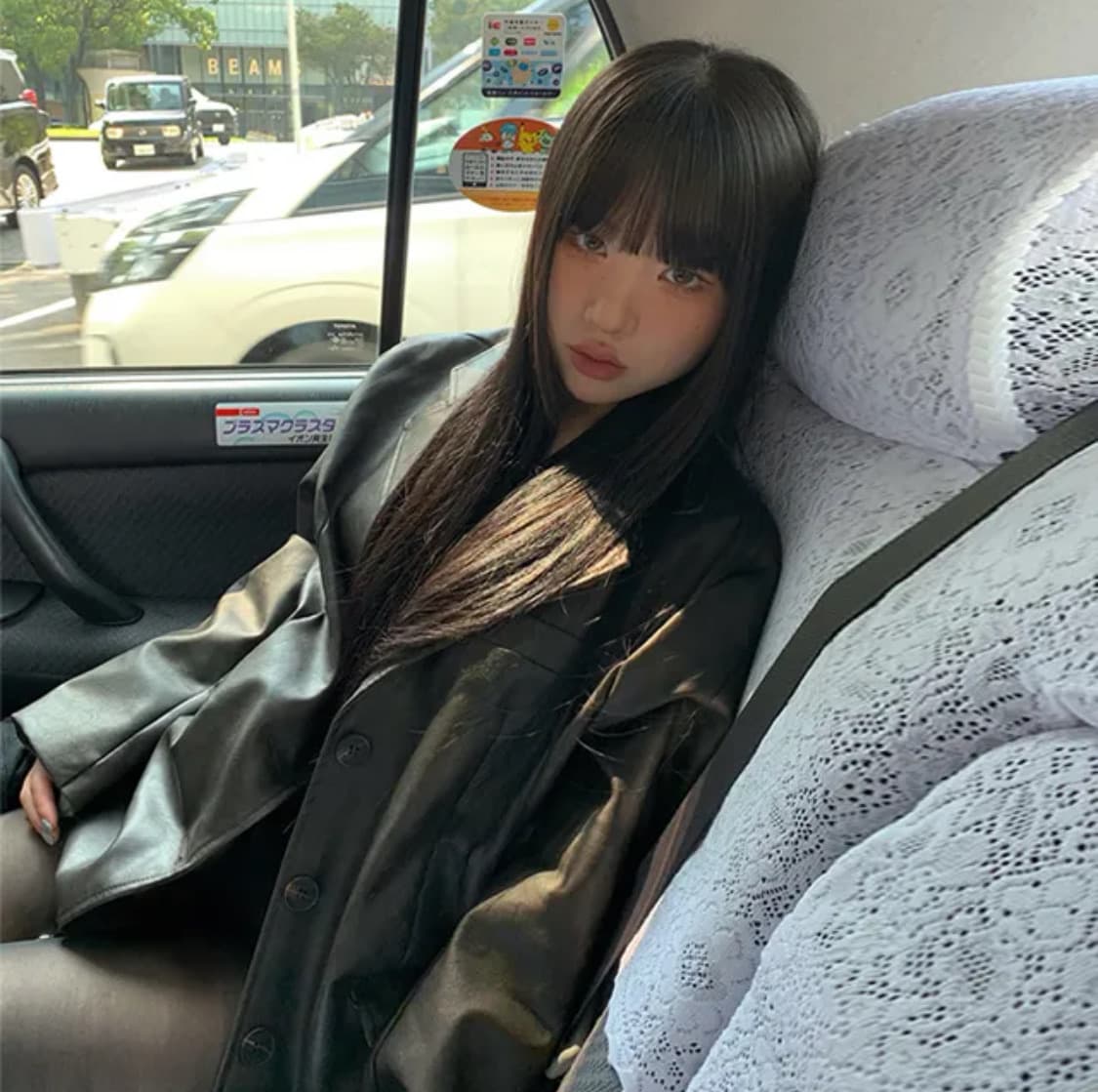 anyonemore 애니원모어 셰인 레더 블레이저 브라운 상품이미지2