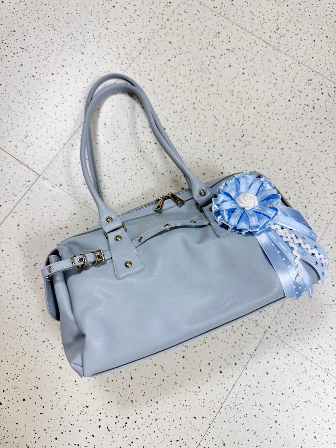 [브로치포함] 레터리 belted sera bag 세라백 상품이미지5