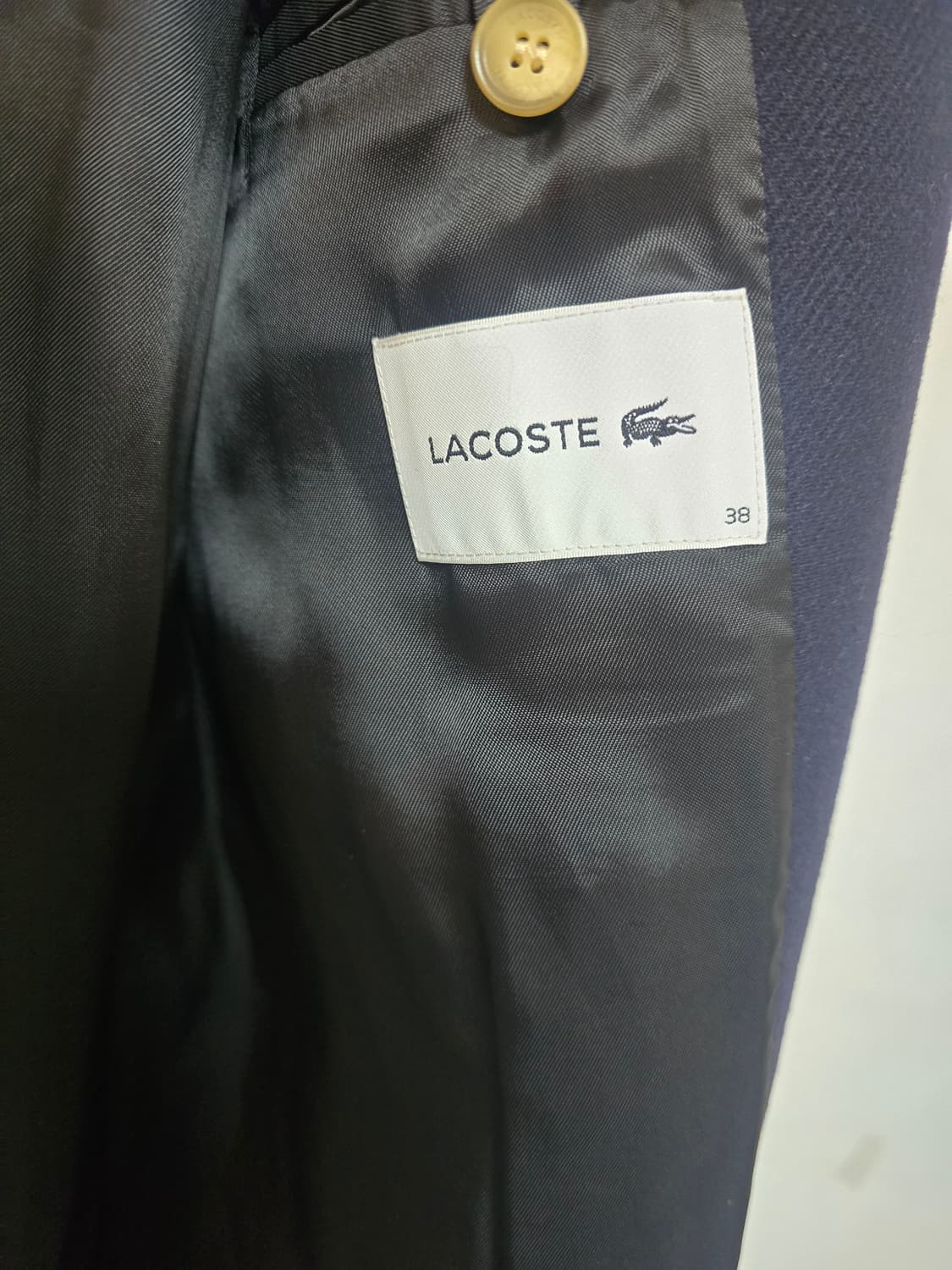 
라코스테 여성 네이비 울 코트 38 (100) 새상품 상품이미지5