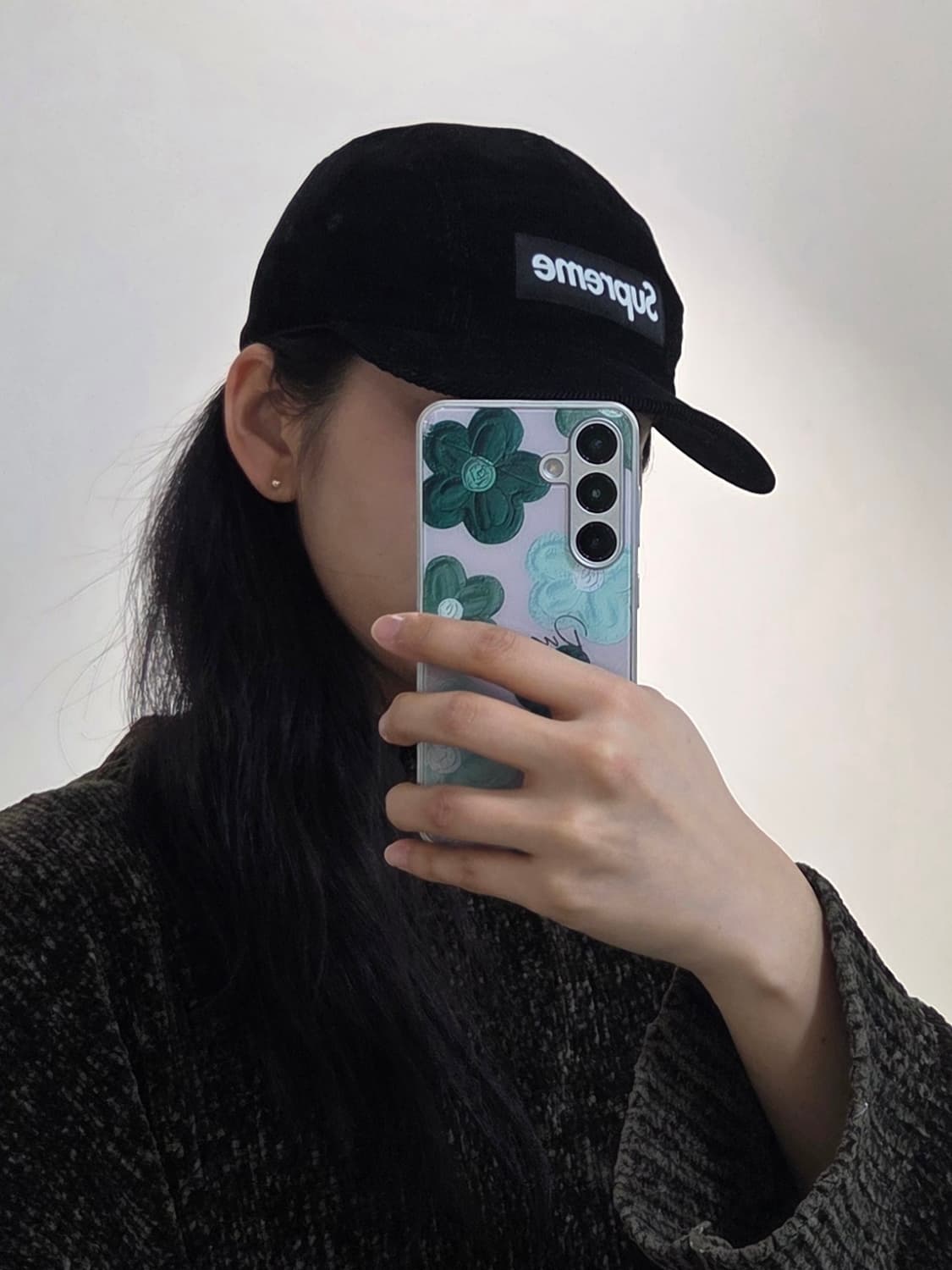 슈프림 코듀로이 캠프캡 블랙 상품이미지5