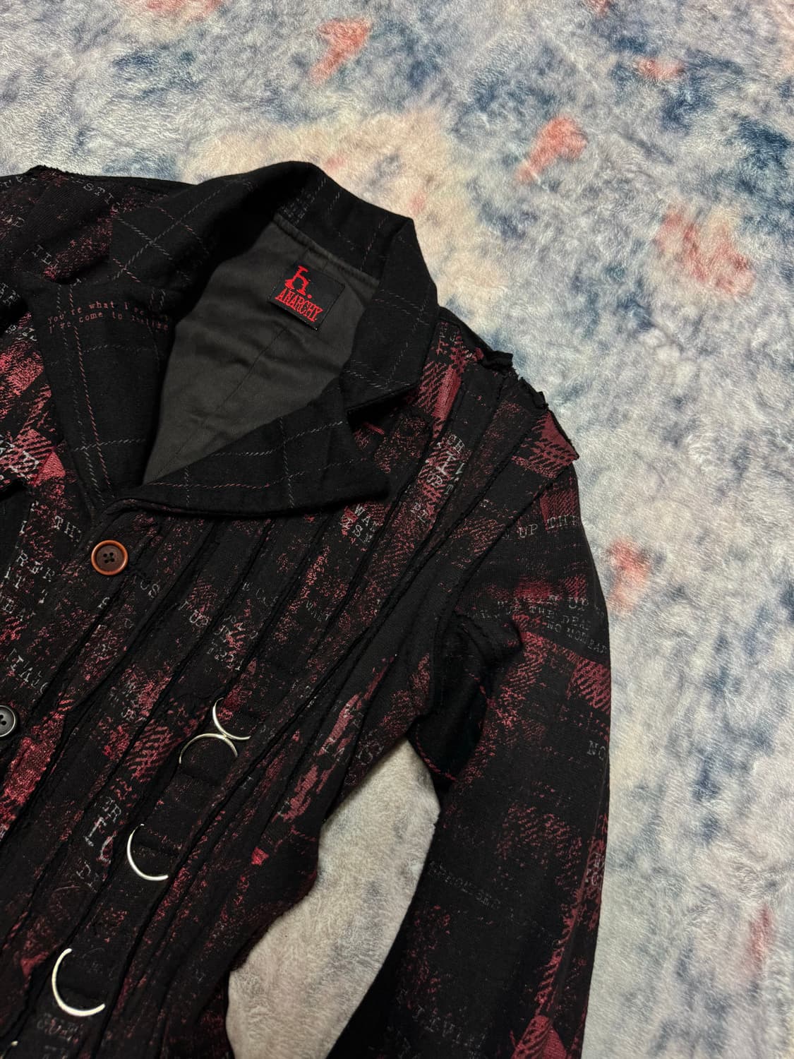 H.anarchy 00s archive distressed punk ja 상품이미지4