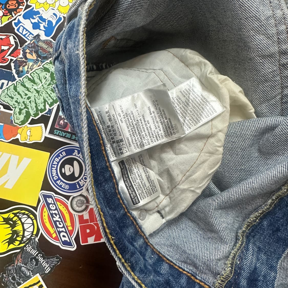 리바이스 550 블루 진 데님 팬츠 38 상품이미지6