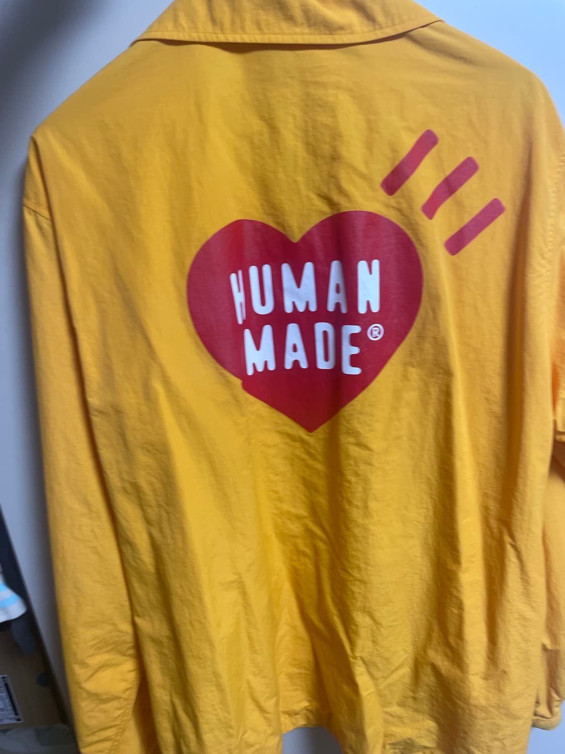 휴먼메이드 옐로우 코치자켓 L 상품이미지3