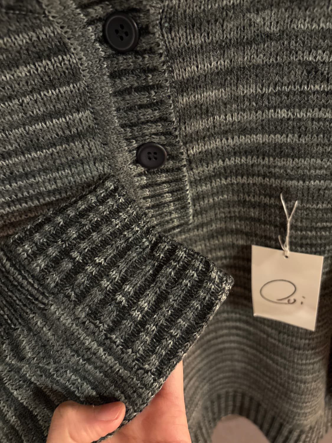 [새제품] OUI 회색 스트라이프 스웨터 JAPAN  상품이미지6