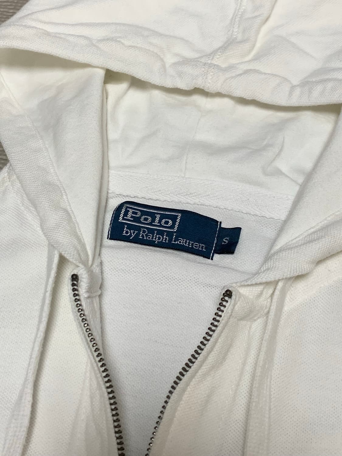 폴로 빅포니 후드집업 화이트  상품이미지3