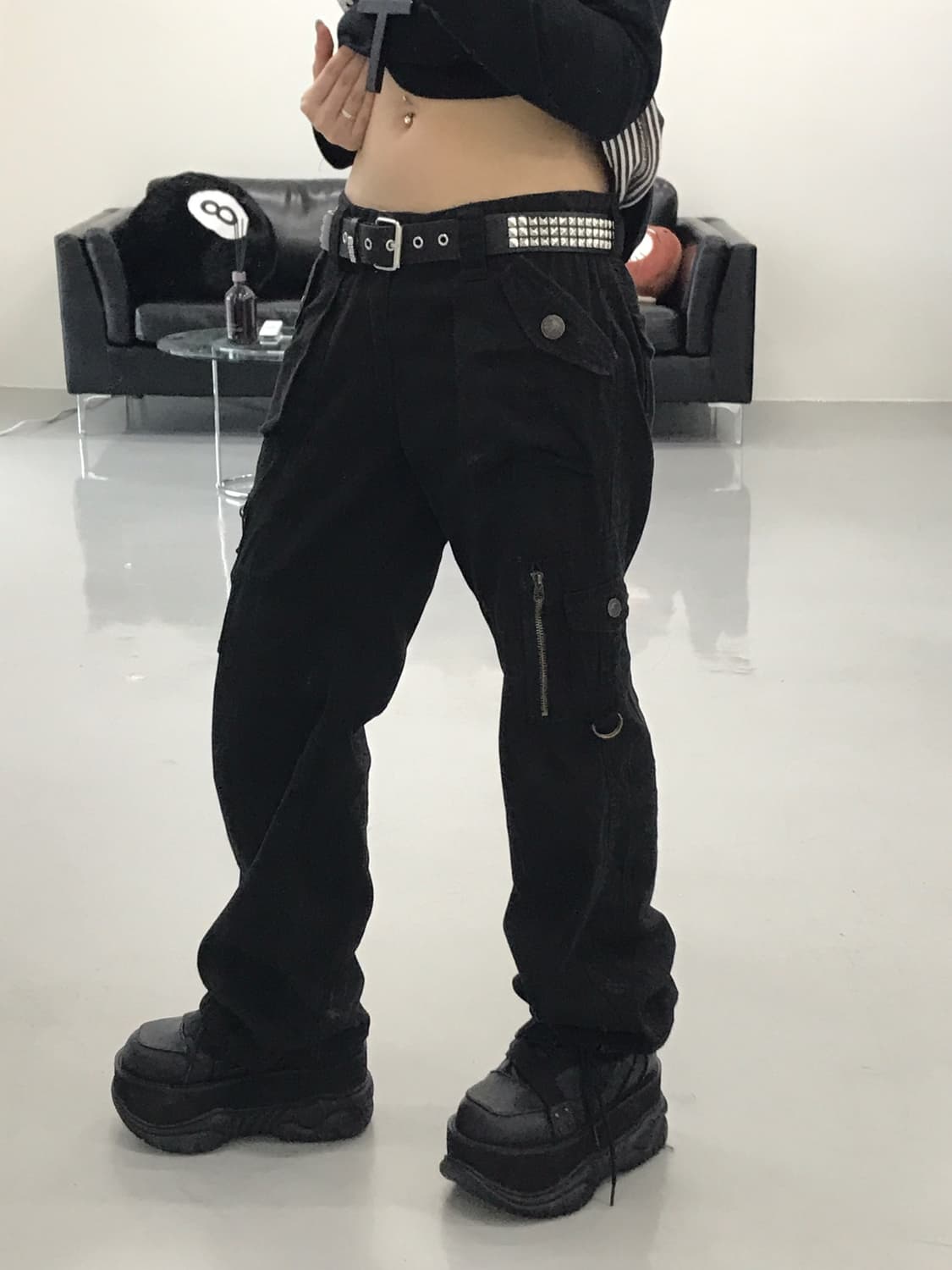 Jpn Y2k detail Cargo Pants 상품이미지3