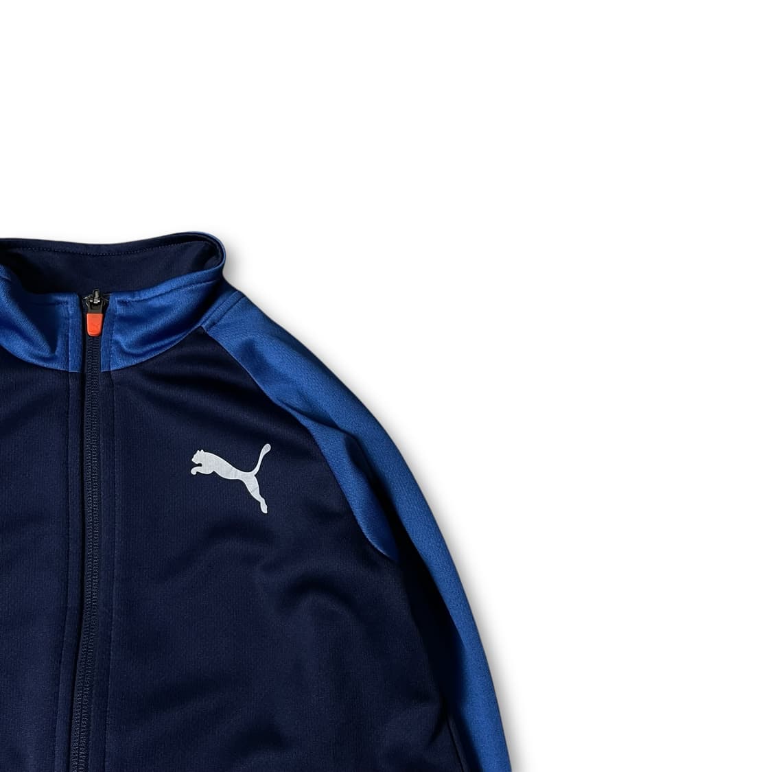 푸마 키즈 네이비 블루 져지 집업 130 상품이미지2