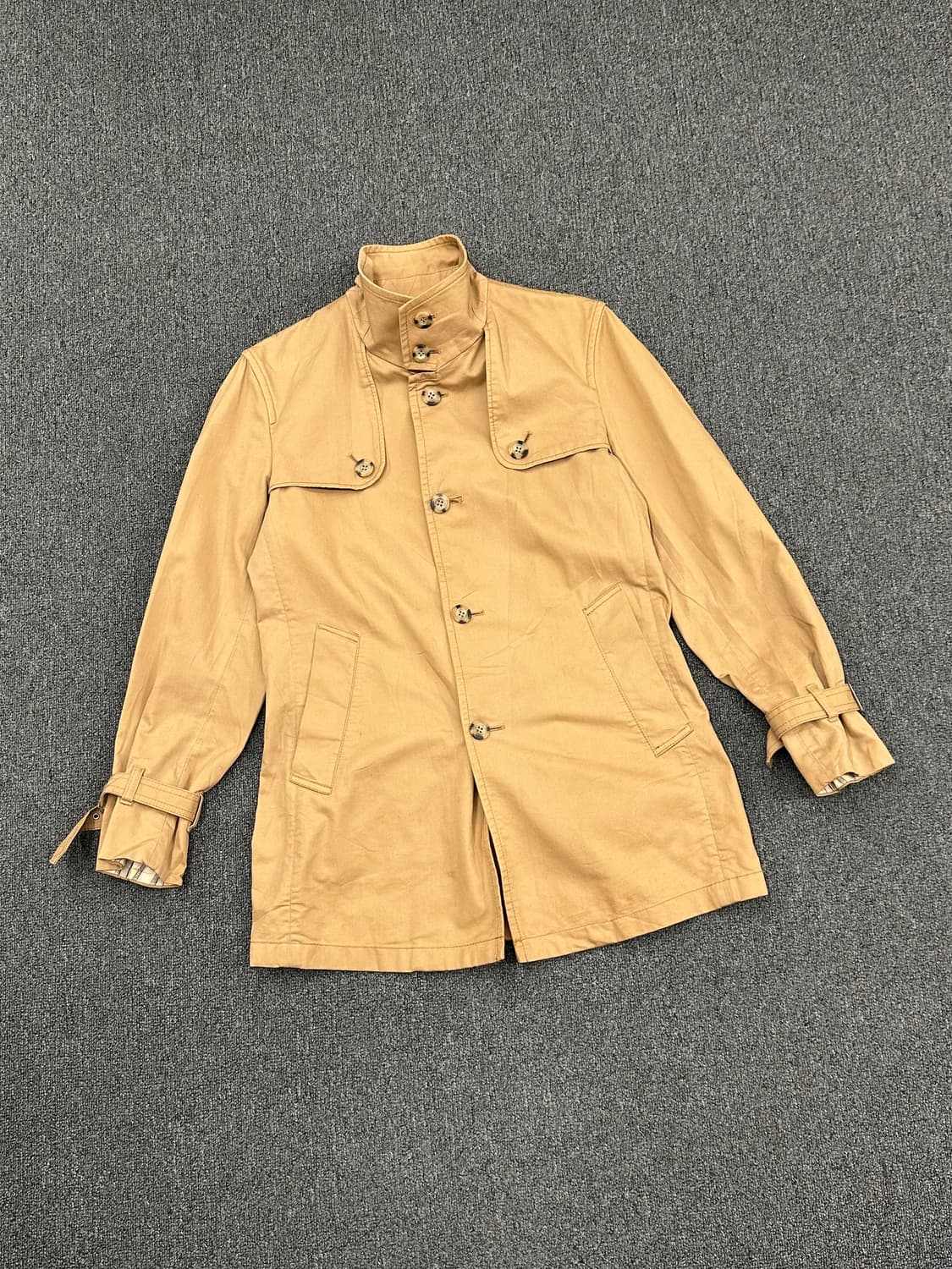 L)PPFM vintage 베이지 트렌치 블루종 자켓 상품이미지1