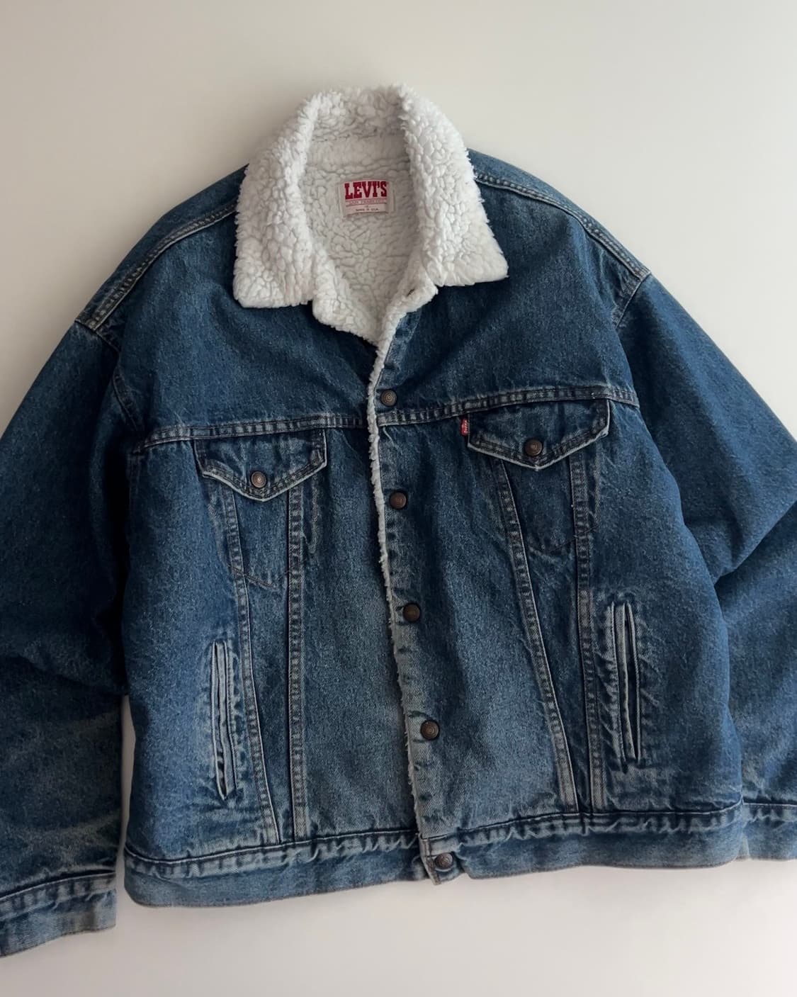 리바이스 90s USA 셰르파 데님 트러커 자켓 XL 상품이미지3