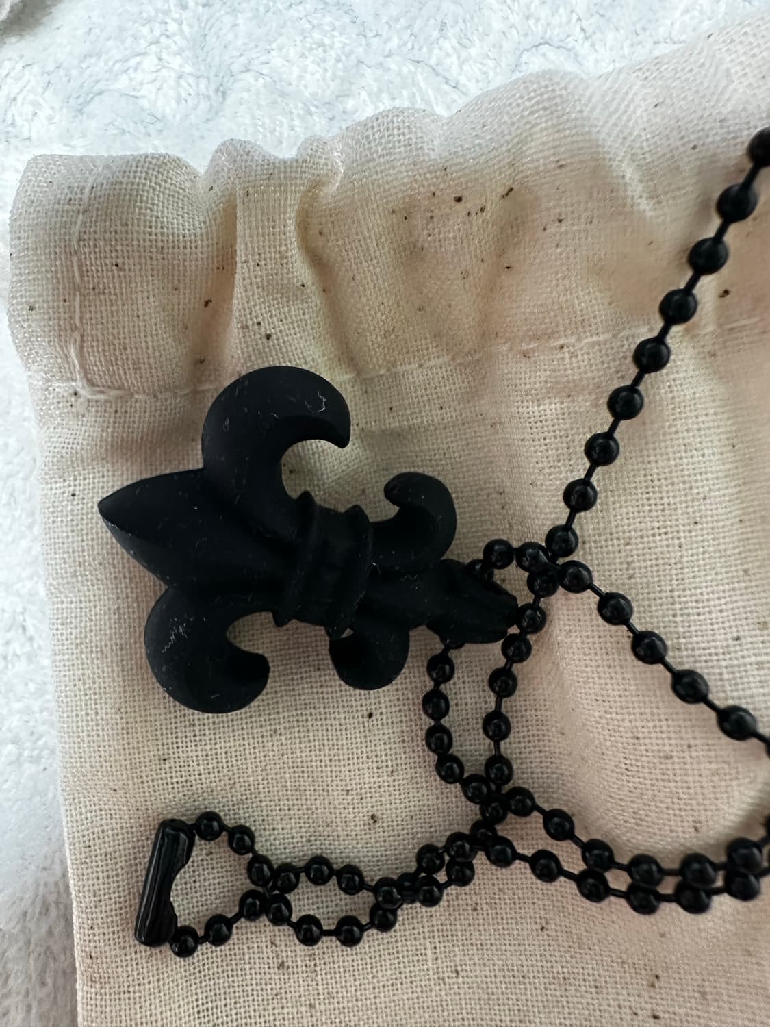 크롬하츠 / BS 플레어 실리크롬 목걸이 / 블랙 상품이미지1