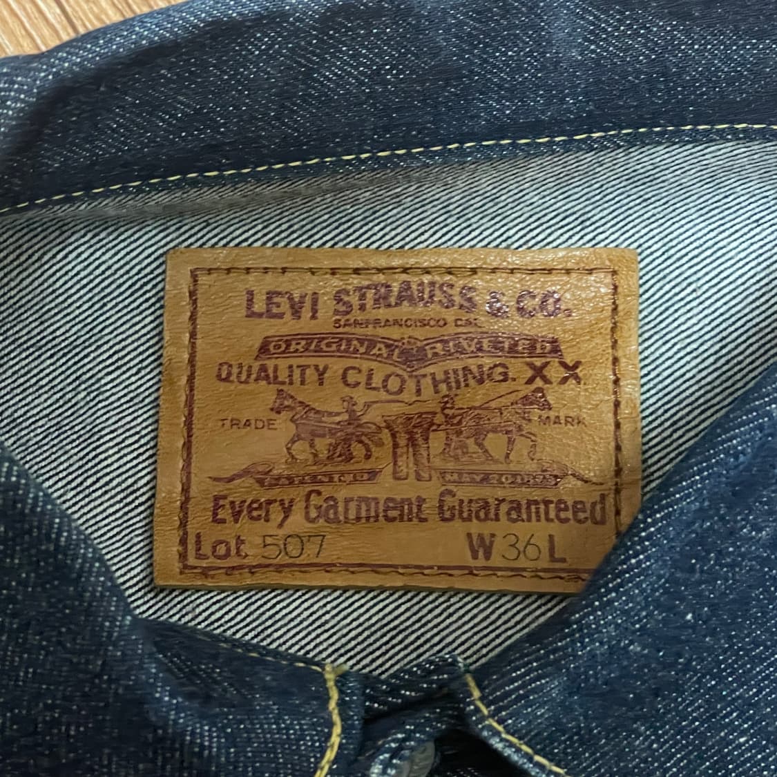 리바이스 507 데님 트러커 자켓 재팬 상품이미지5