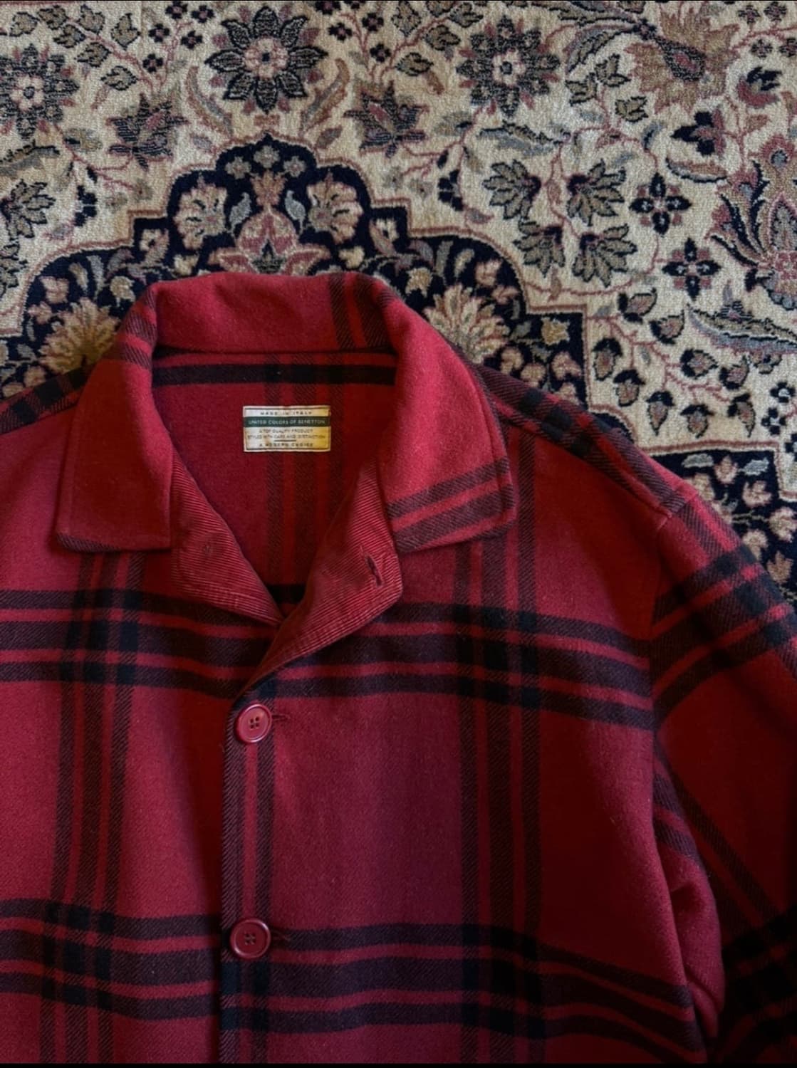 베네통 헤비멜톤울 아웃도어 자켓 상품이미지3