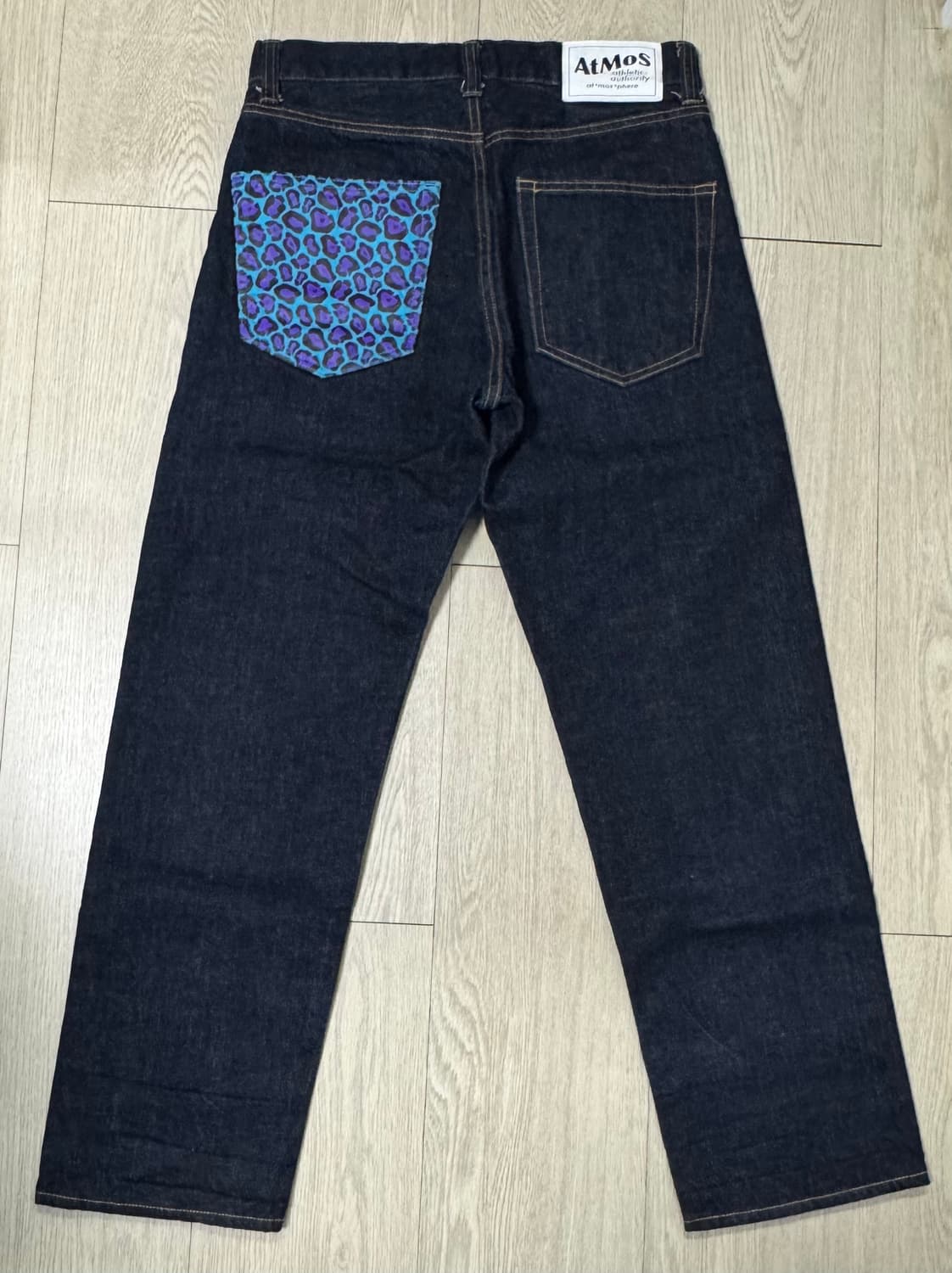 아트모스 Atmos 레오파드 포켓 인디고 데님 일본제 M 상품이미지2