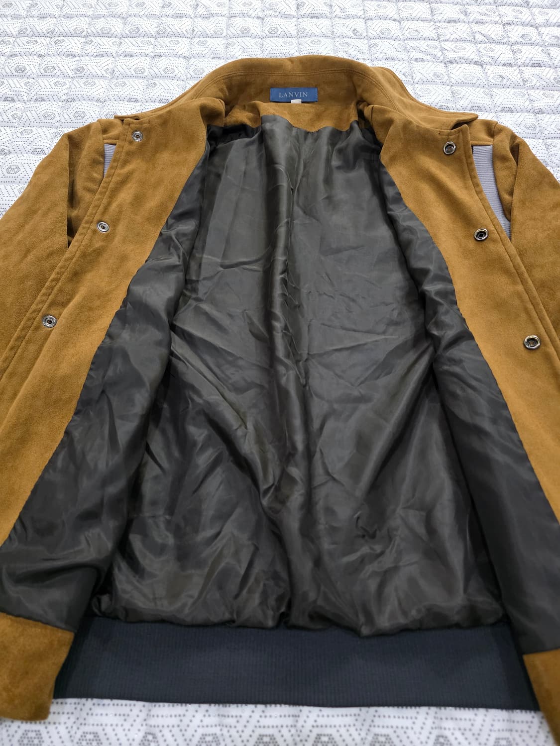 랑방 LANVIN 한섬 남성 스웨이드 자켓 100 상품이미지6