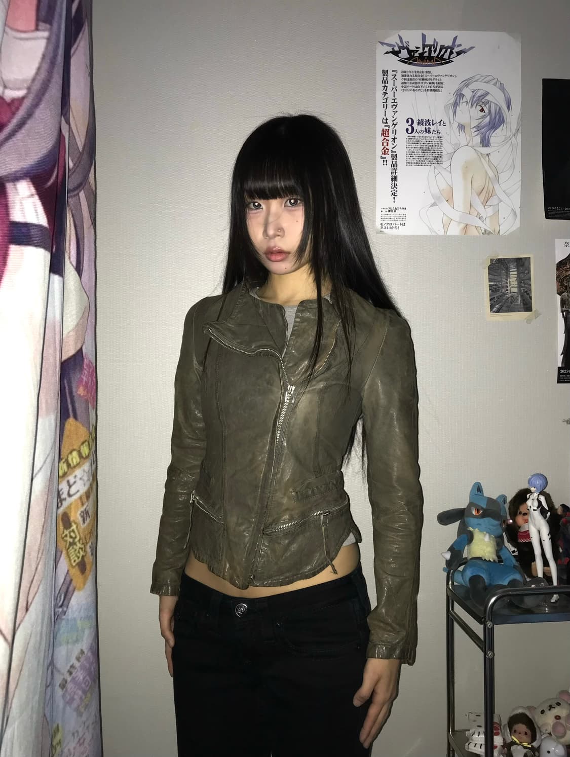 릭오웬스맛 이태리 양가죽 레더자켓 상품이미지3