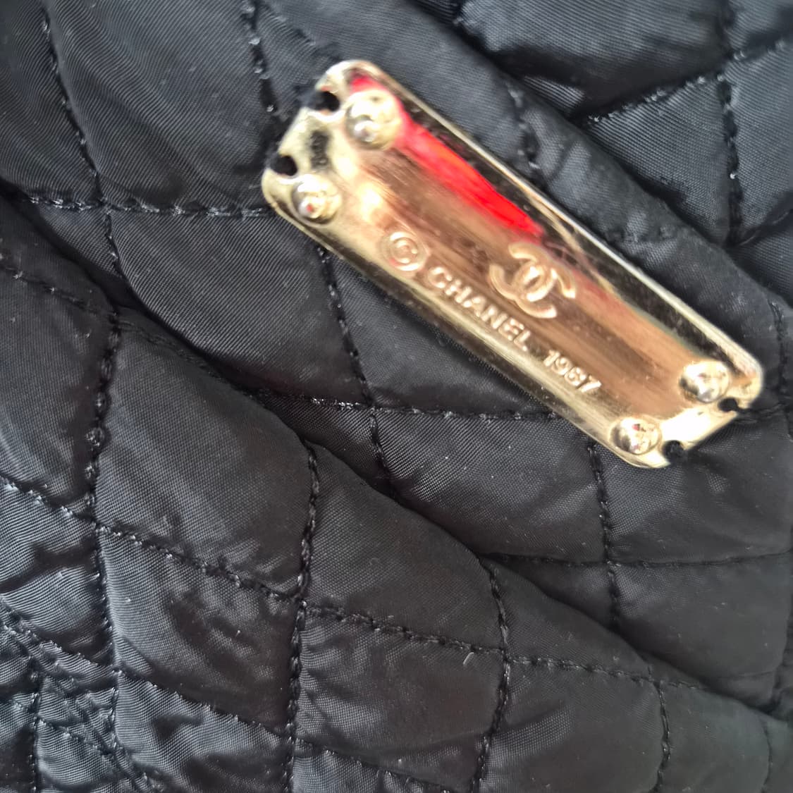 샤넬 빈티지 경량 패딩 코트 상품이미지4