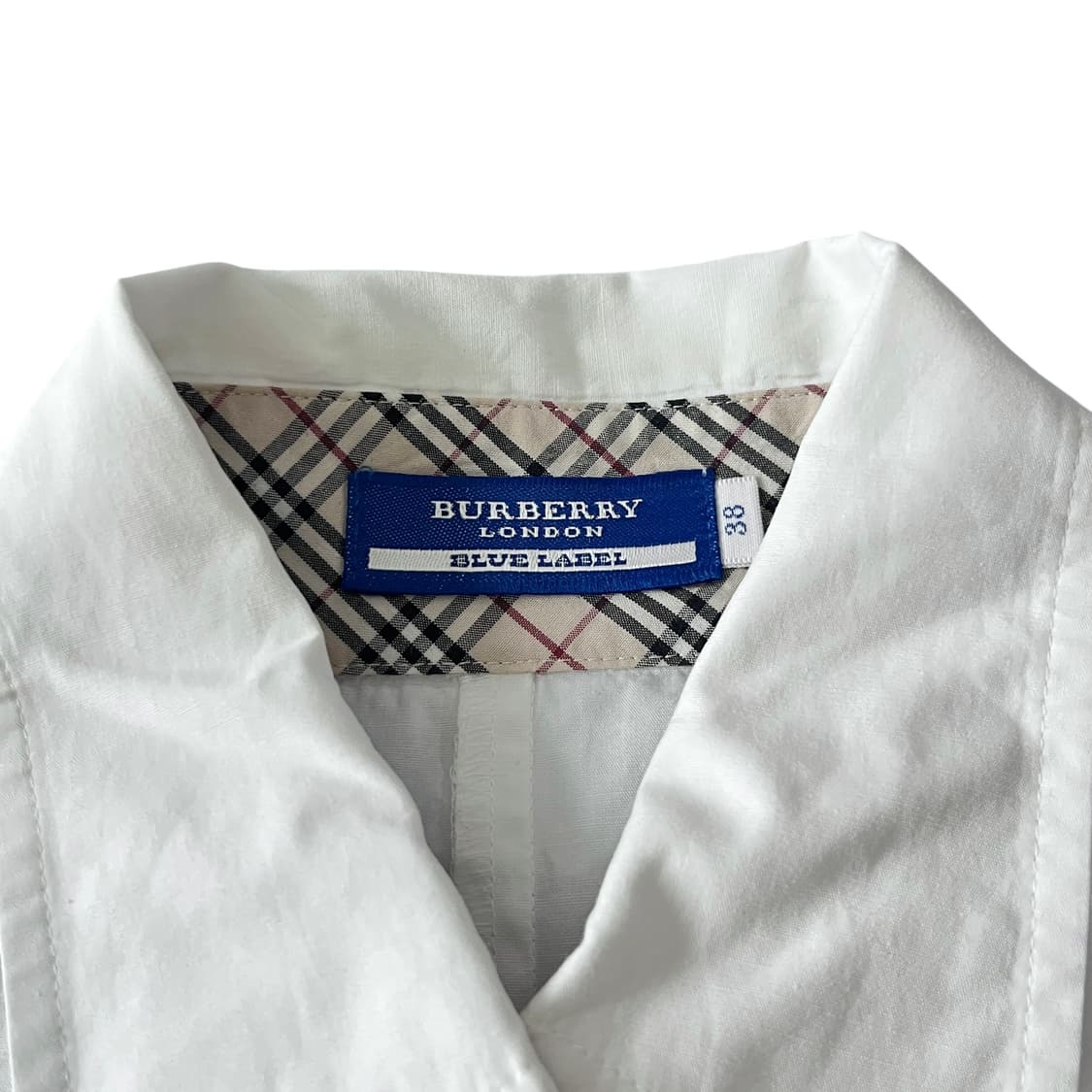 버버리 런던 블루 라벨 화이트 셔츠 38 상품이미지6
