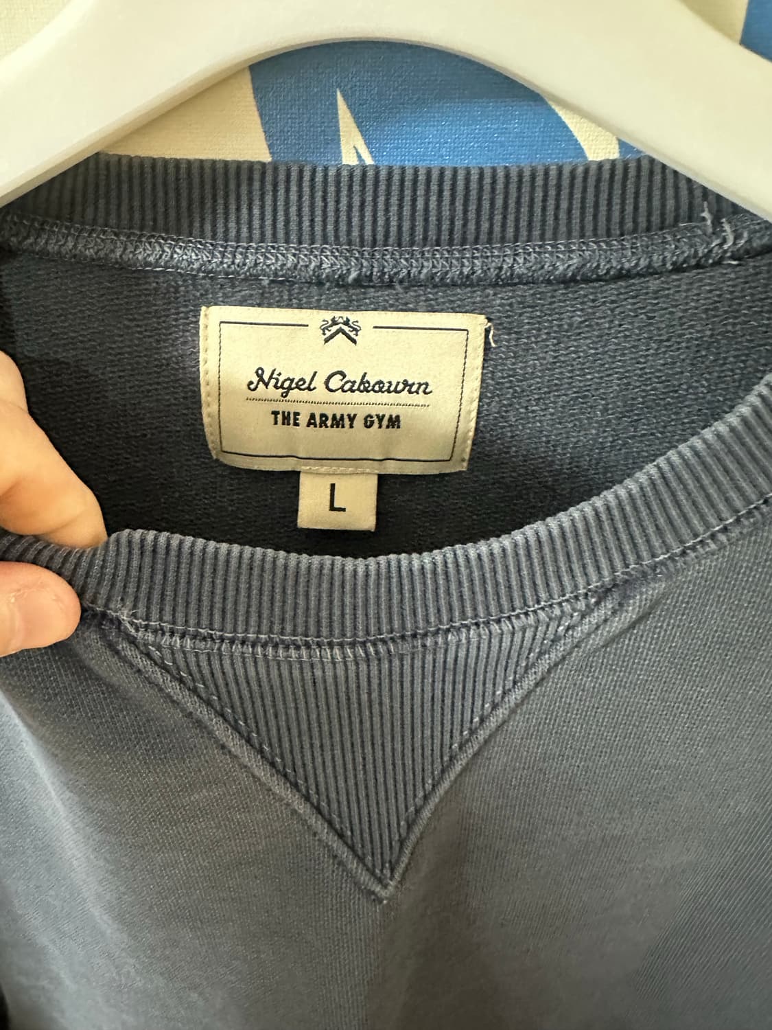 나이젤카본 트레이닝 스웻 네이비 L 상품이미지4