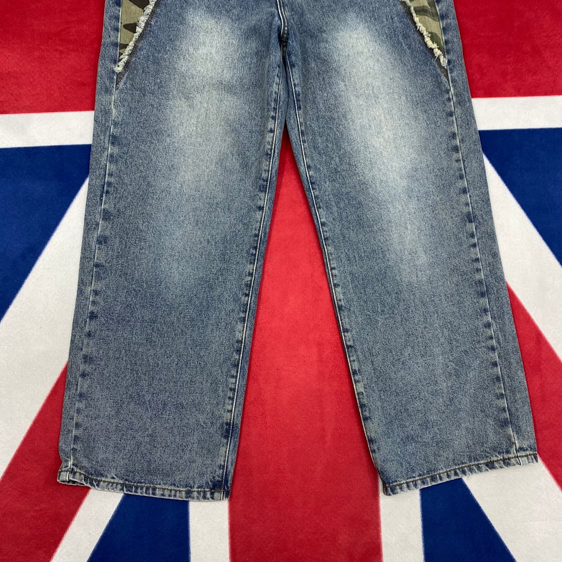 네스티킥 카모 포인트 데님팬츠  XL 상품이미지3