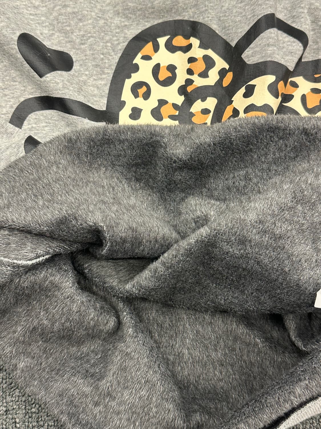 L)산리오 헬로키티 빈티지 그레이 플리스 스웻셔츠 상품이미지6