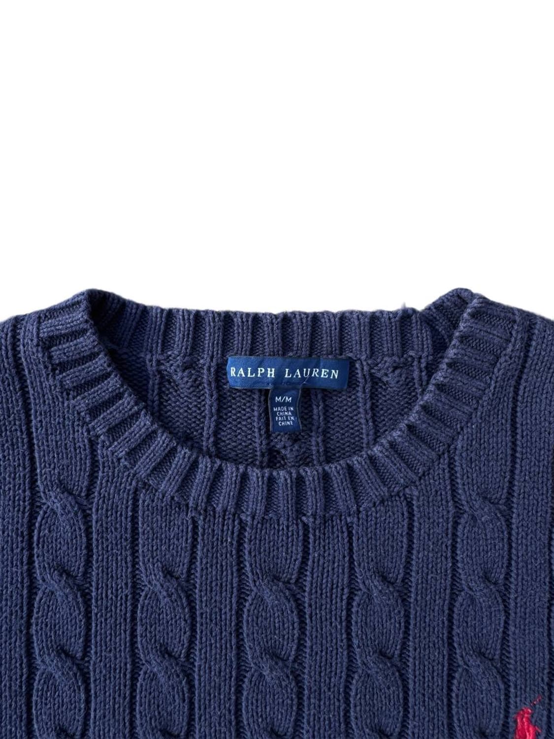 PRL cotton cable sweater 상품이미지4