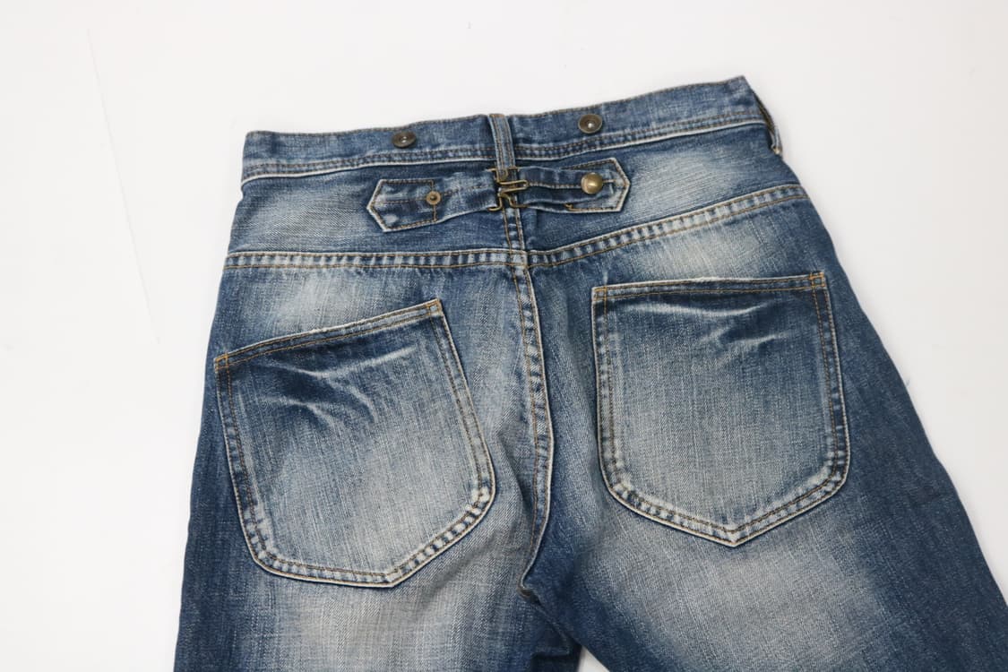 e.a.p 빈티지 신치백 하프 데님 팬츠 상품이미지3